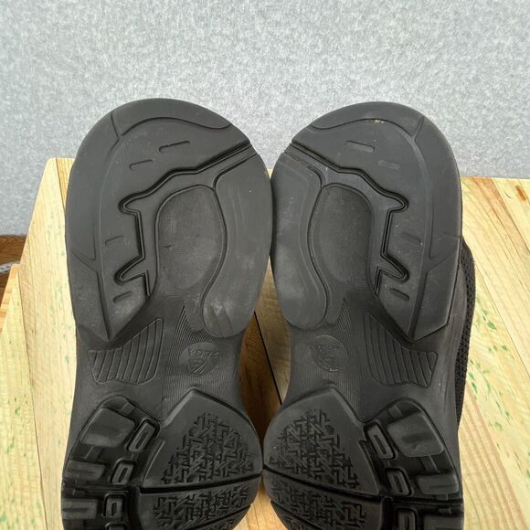 Zeba Shoes Mens Sz 9 Triple Black Hands Free Slip On Walking Sneakers Orthopedic - Picture 9 of 15